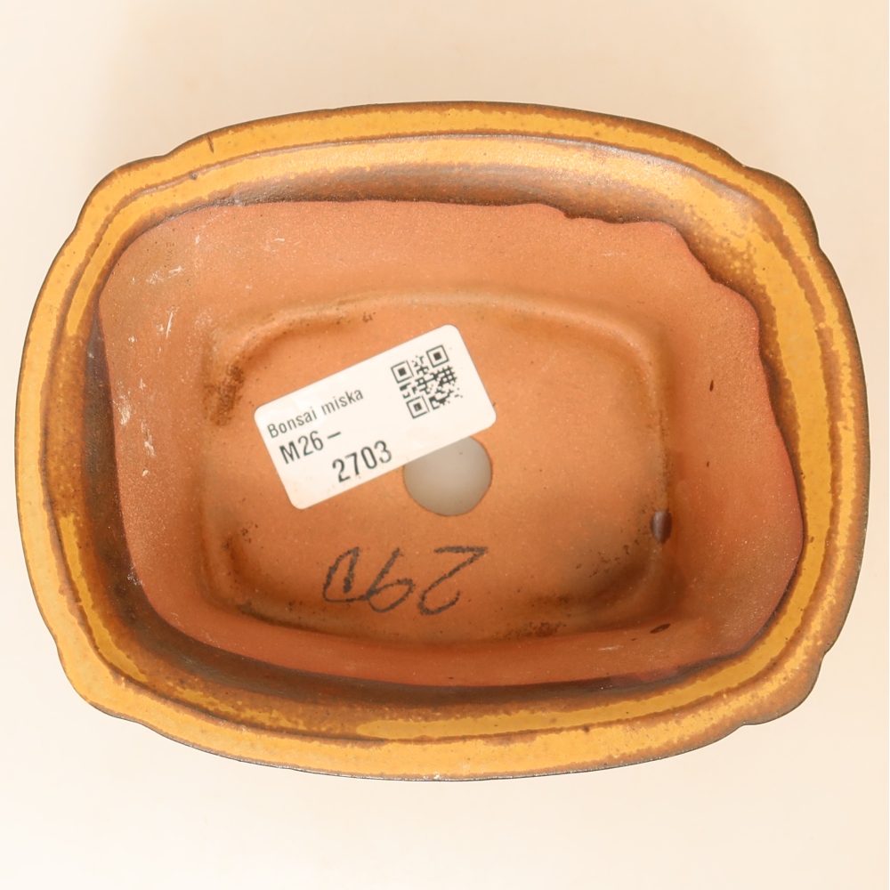 Bol en céramique  13 x 10,5 x 5,5 cm, couleur jaune