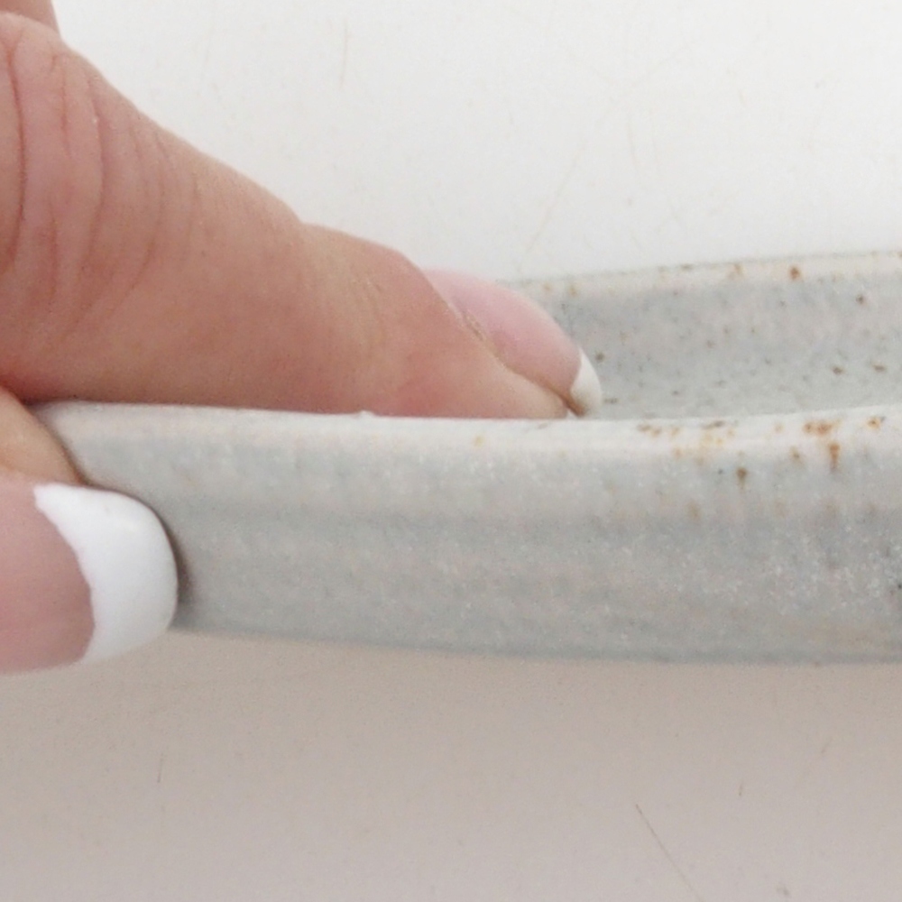 Bol en céramique H05 -11 x 8,5 x 1 cm - beige