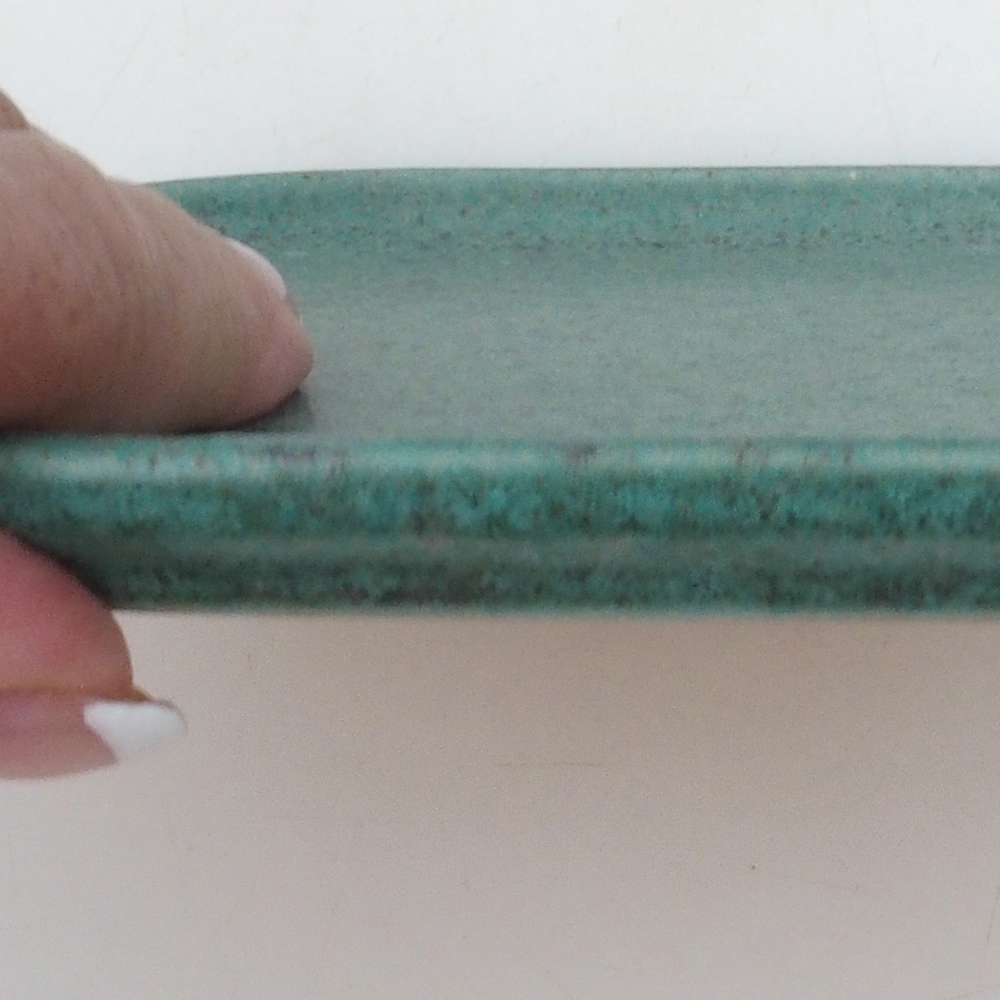 Bol en céramique H38 -12 x 11 x 1 cm - vert