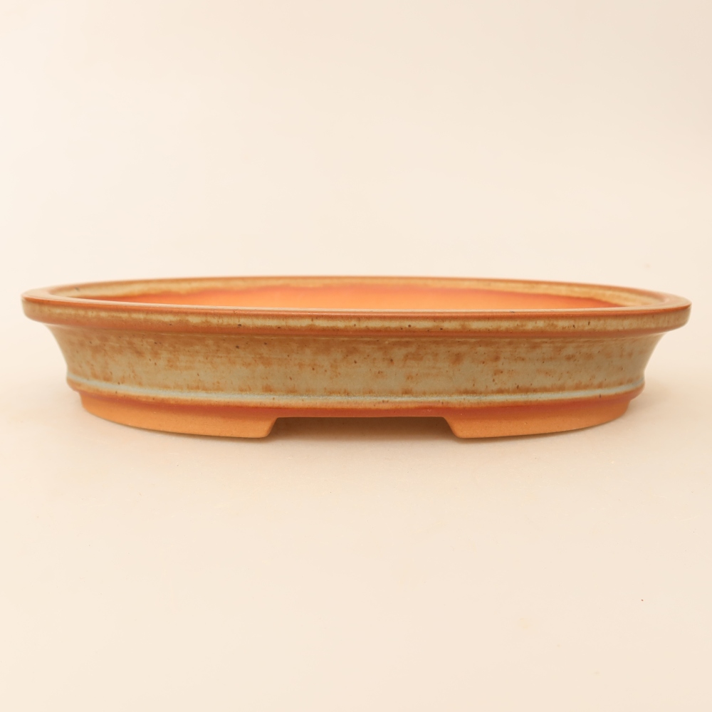 Bol en céramique  21 x 14,5 x 3,5 cm, couleur beige