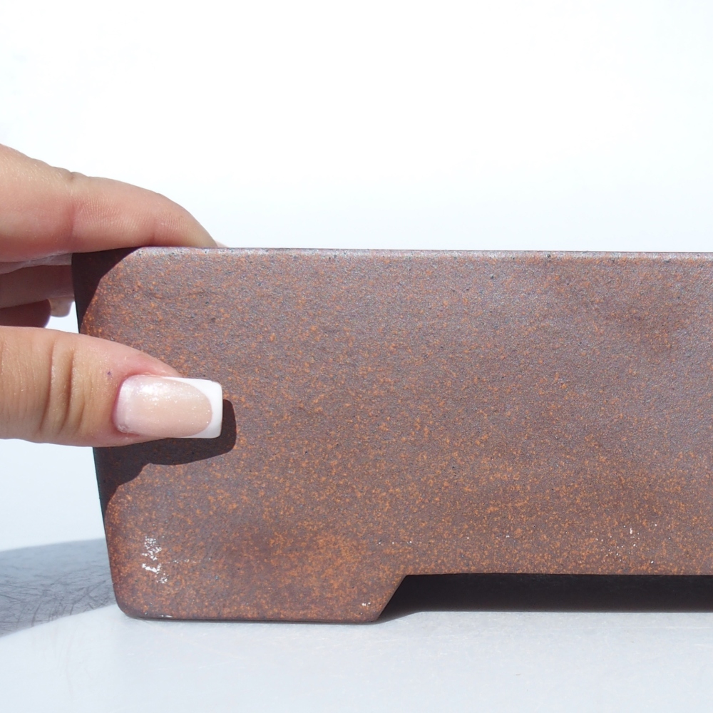 Bol 23 x 14 x 7 cm brun