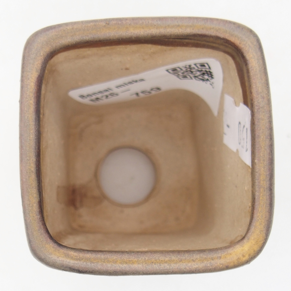 Bol à bonsaï en céramique 5 x 5 x 6,5 cm, brun
