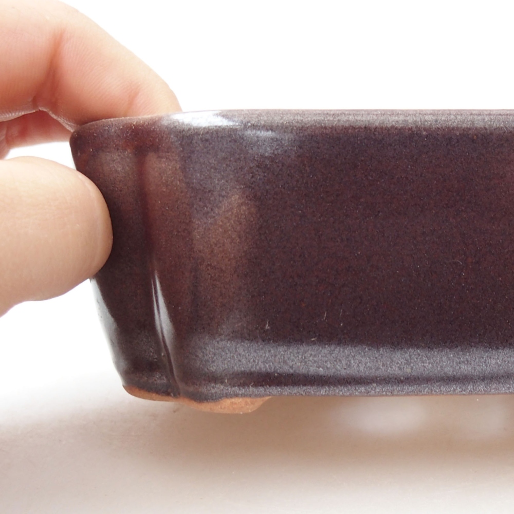 Bol à bonsaï en céramique 22 x 17 x 5 cm, vert