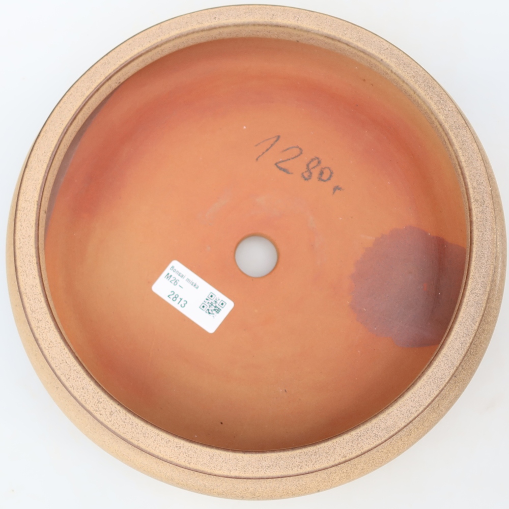 Bol en céramique  23 x 23 x 7 cm, couleur beige
