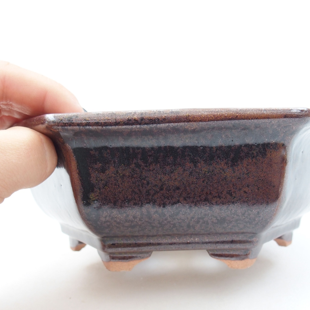 Bol à bonsaï en céramique 22 x 17 x 5 cm, vert