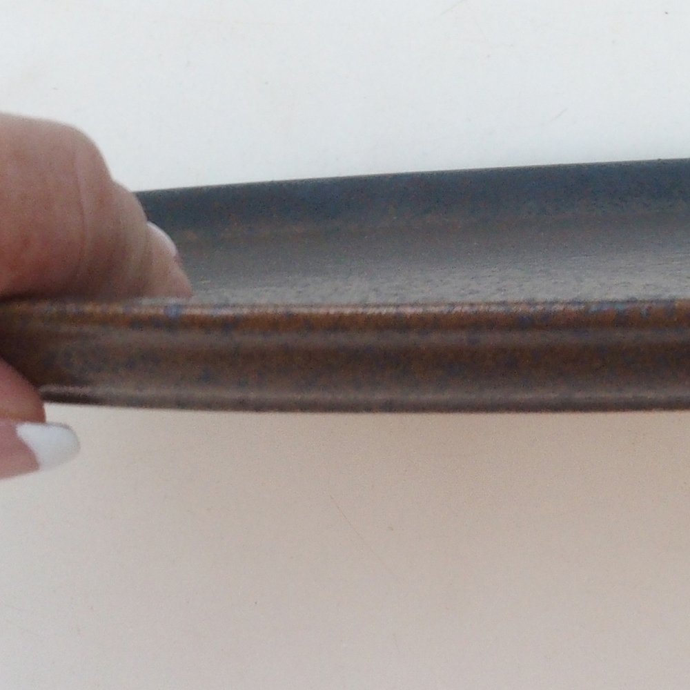 Bol en céramique H15 -25 x 15 x 1 cm - brun