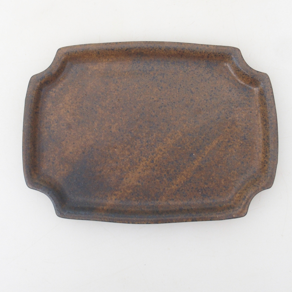 Bol en céramique H17 -15,5 x 11 x 1 cm - brun