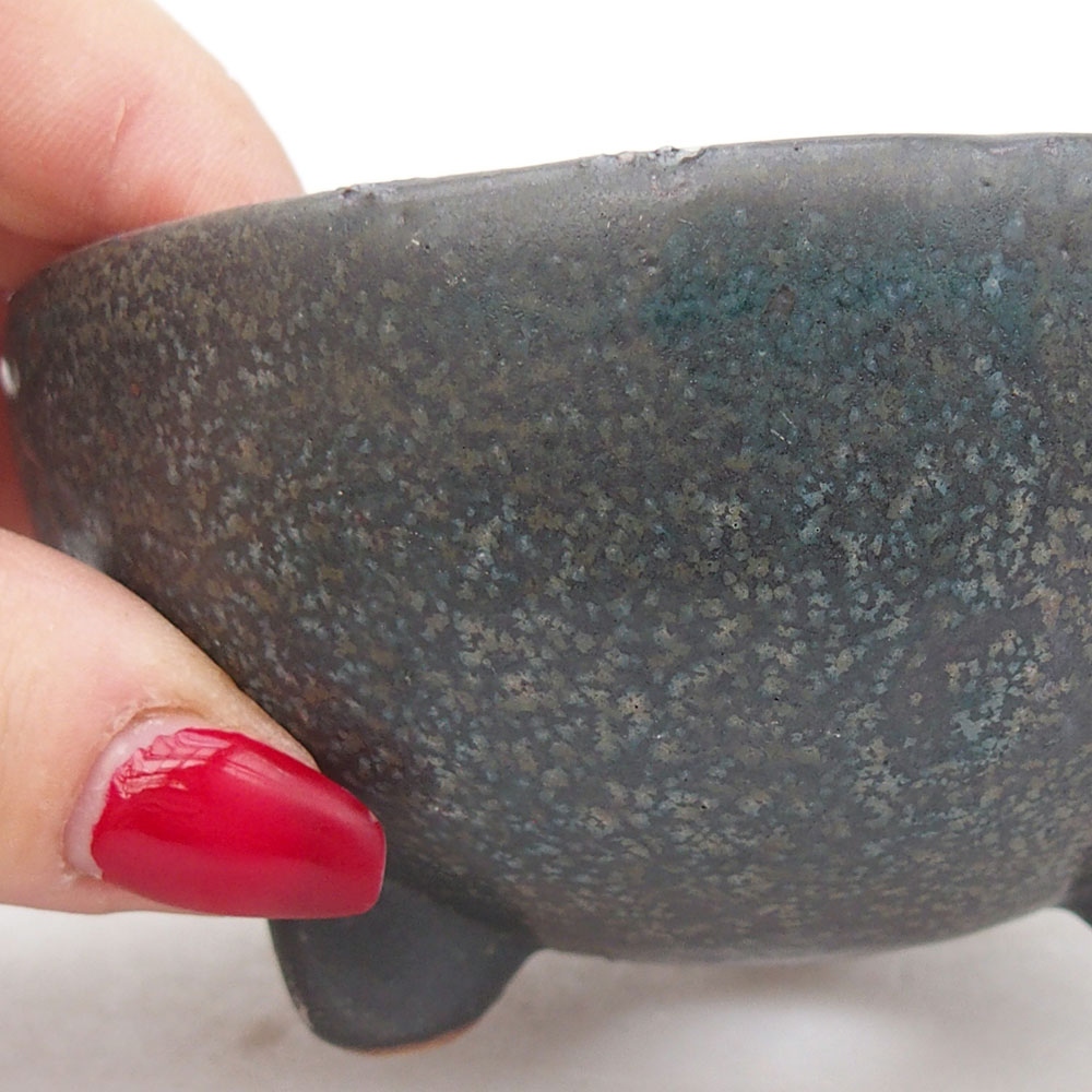 Bol à bonsaï en céramique 125 x 10 x 3 cm, brun