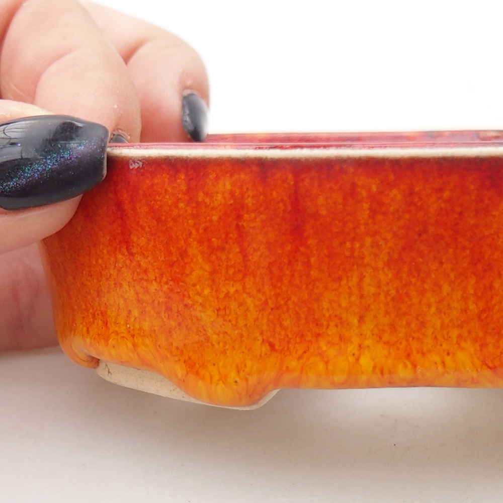 Mini bol bonsaï 9,5 x 8,5 x 3 cm, orange