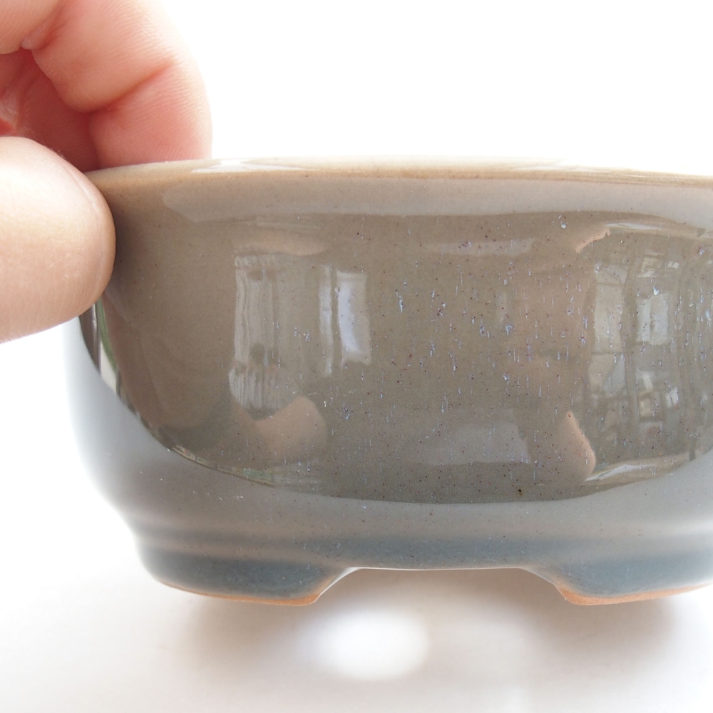 Bol à bonsaï en céramique 22 x 17 x 5 cm, vert