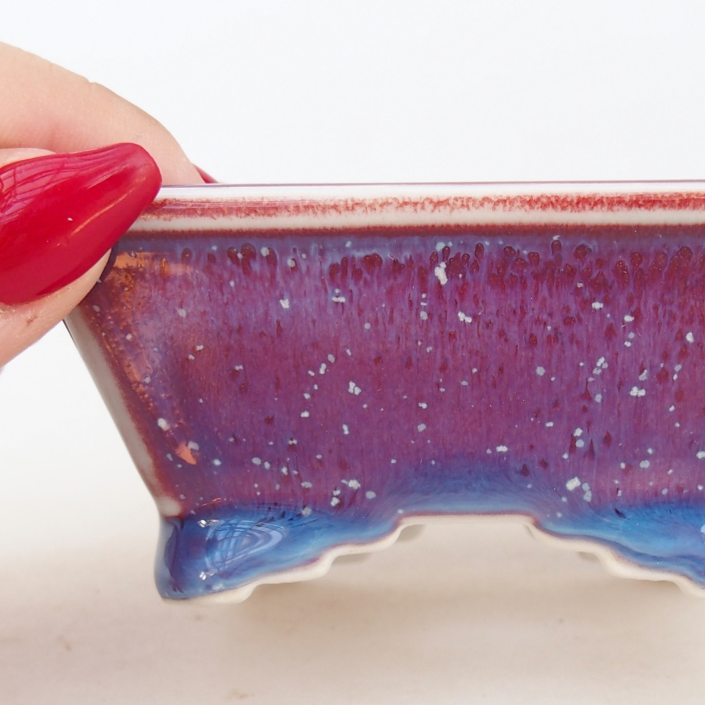 Mini bol bonsaï 8,5 x 7,5 x 4 cm, couleur violet