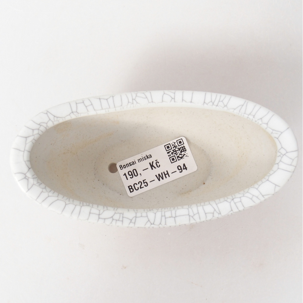 Bol à bonsaï en céramique 12,5 x 6,5 x 5,5 cm, couleur raku