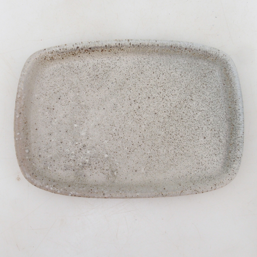 Soucoupe en céramique H02 - 17,5 x 12 x 1 cm - beige