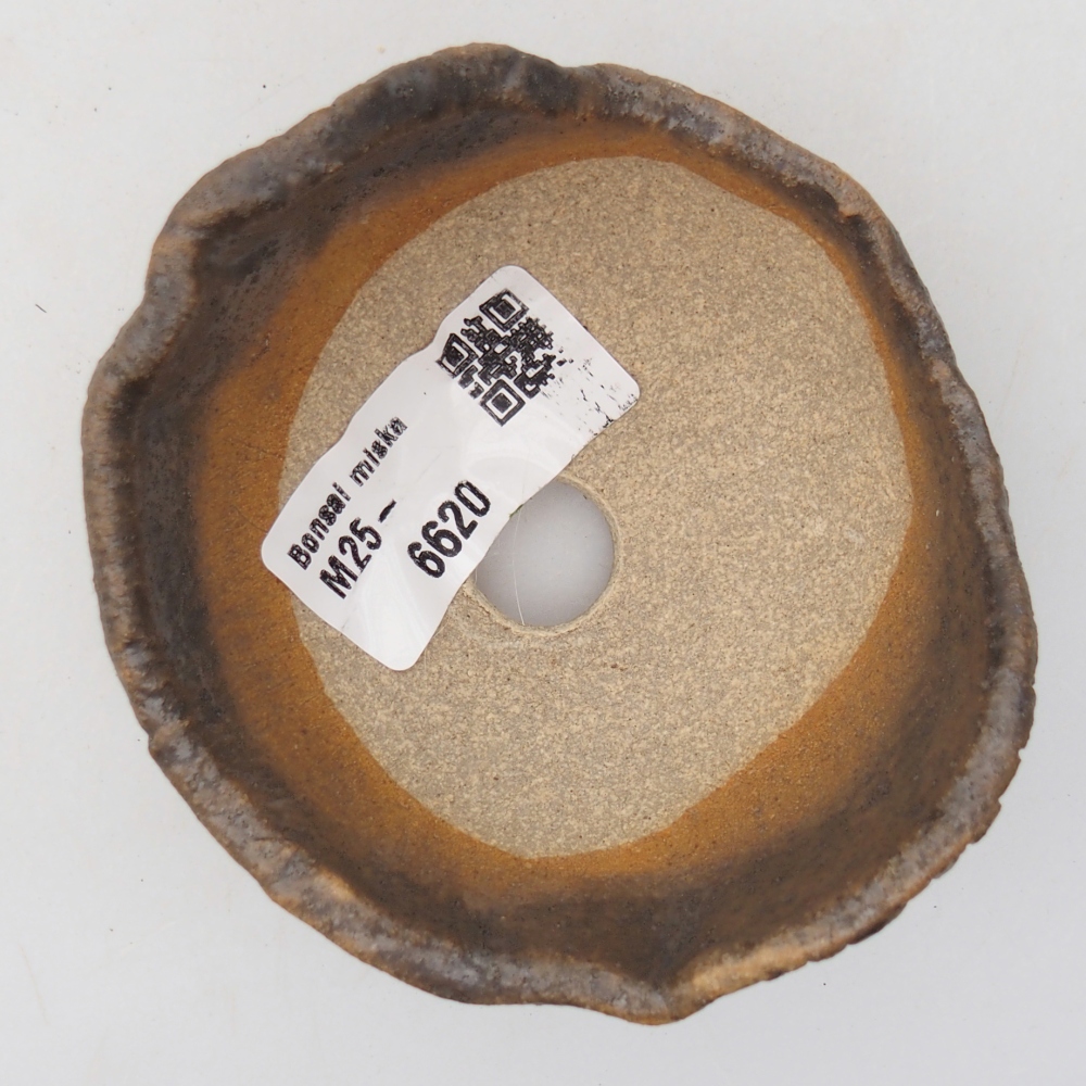 Coquille en céramique 8,5 x 8,5 x 7 cm , couleur marron