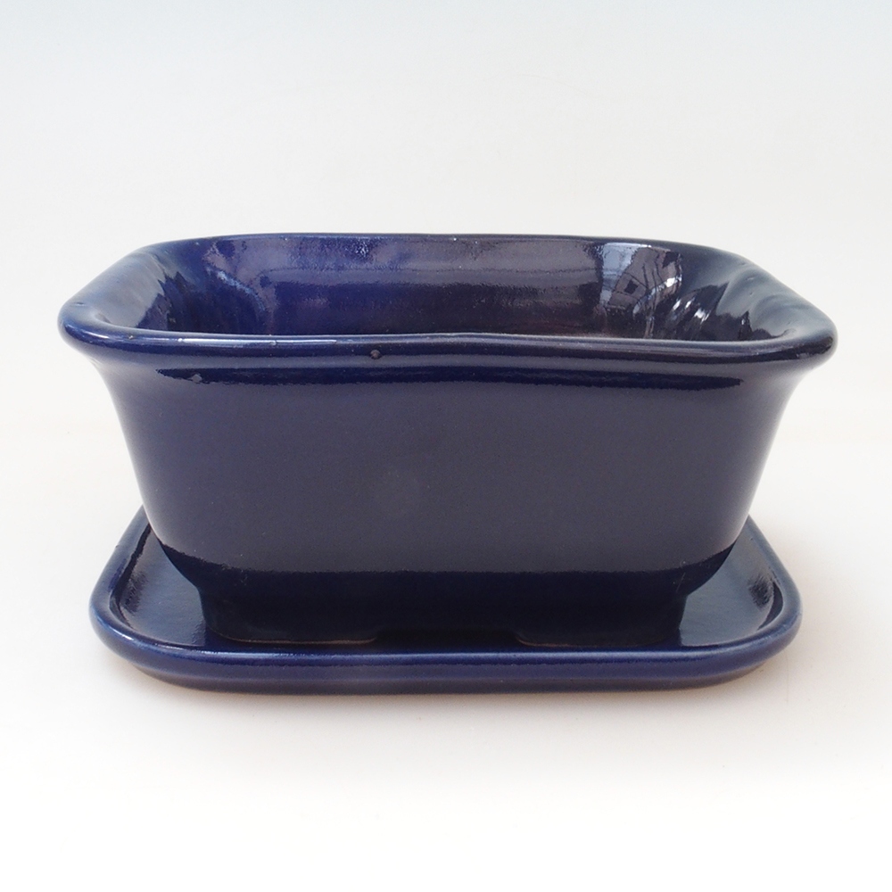 Bol Bonsaï + soucoupe H37 - 14,5x13x6,5 cm.