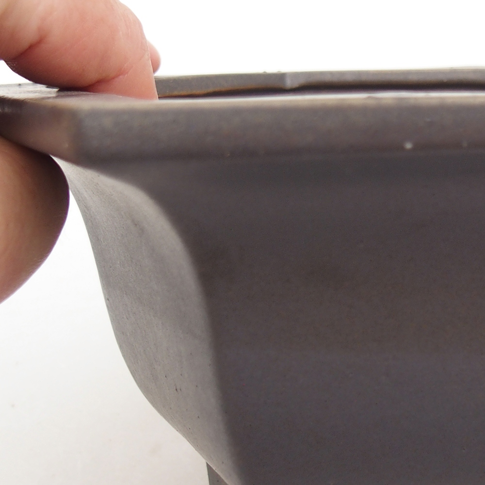 Bol à bonsaï en céramique 18 x 16 x 9 cm, vert