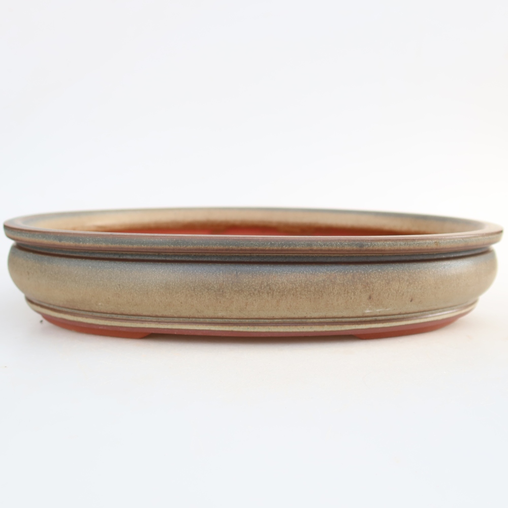 Bol en céramique  31 x 23,5 x 5,5 cm, couleur marron