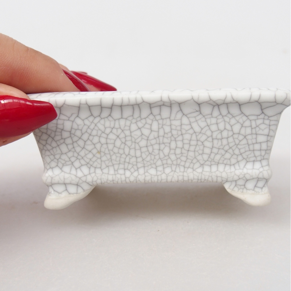 Mini bol bonsaï 8 x 6,5 x 3,5 cm, couleur raku