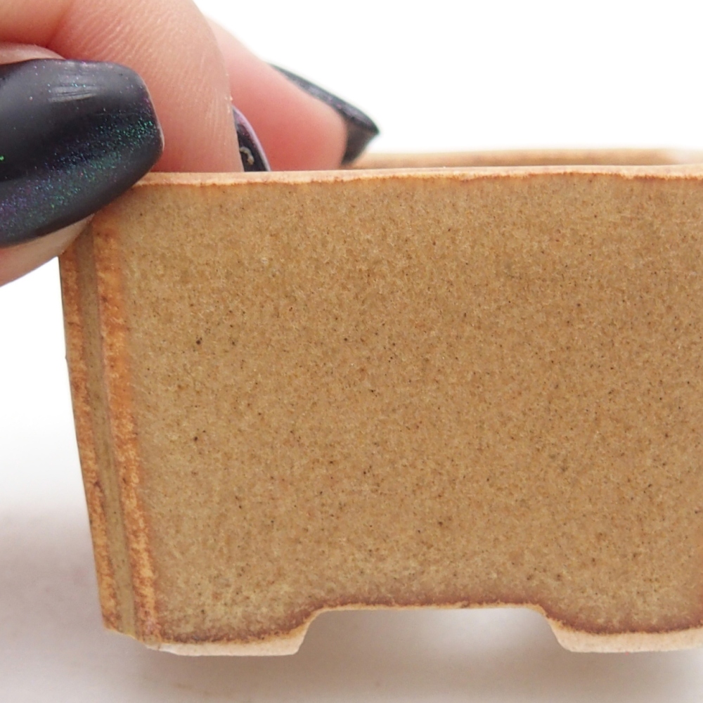 Mini bol bonsaï 5 x 5 x 3 cm, brun