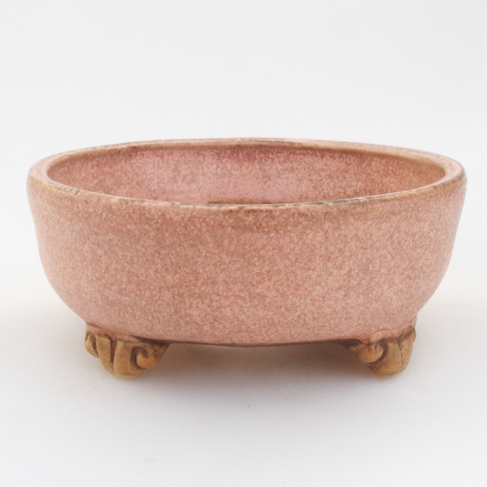 Bol à bonsaï en céramique 10 x 8,5 x 4 cm, brun