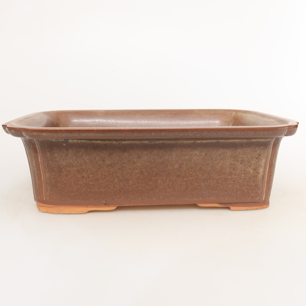Bol en céramique  20 x 15,5 x 5,5 cm, couleur marron