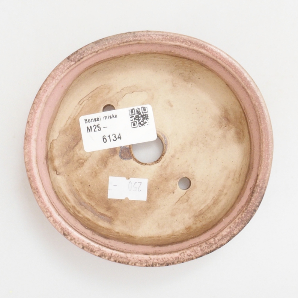 Bol à bonsaï en céramique 10 x 8,5 x 4 cm, brun
