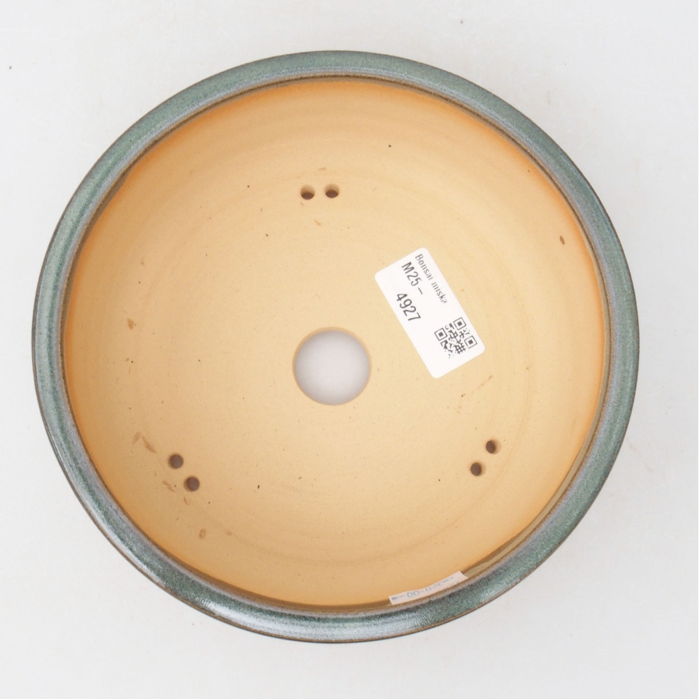 Bol à bonsaï en céramique 17 x 17 x 6 cm, vert