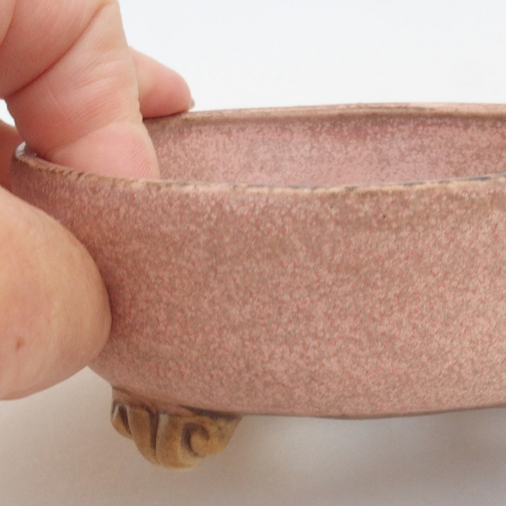 Bol à bonsaï en céramique 10 x 8,5 x 4 cm, brun