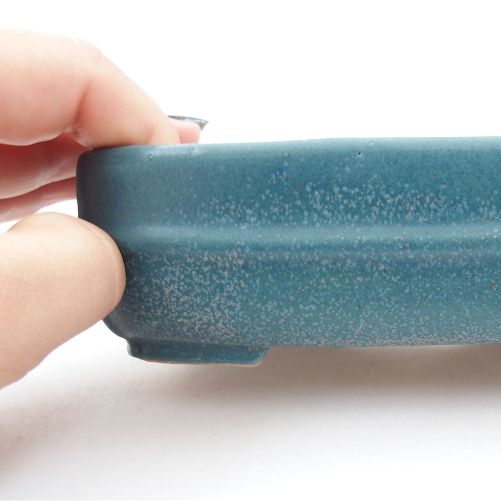 Bol à bonsaï en céramique 22 x 17 x 5 cm, vert