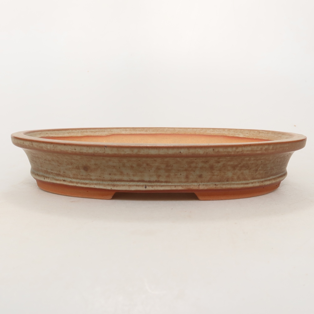 Bol en céramique  21 x 15 x 4 cm, couleur marron