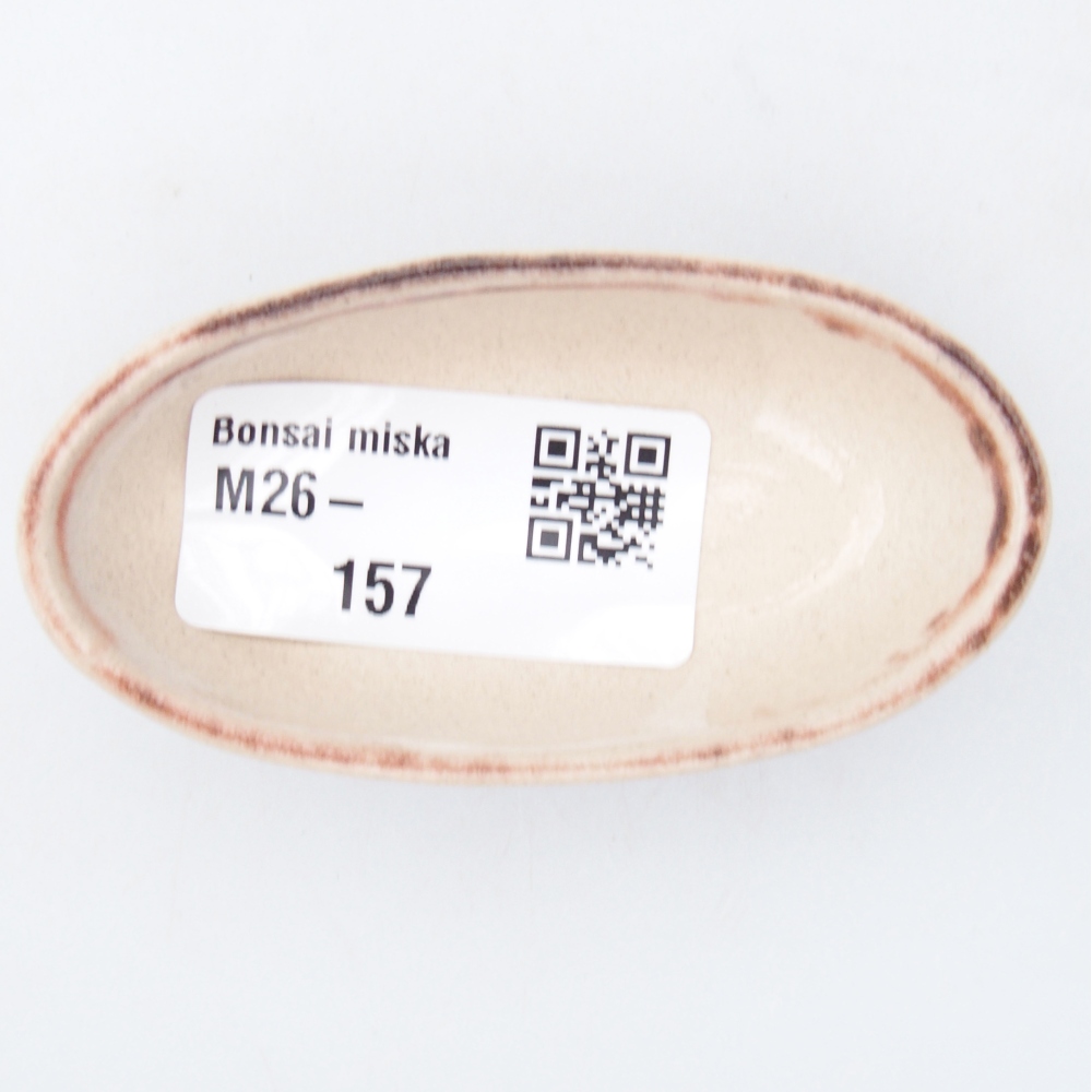 Mini bol bonsaï 7 x 3,5 x 2 cm, brun