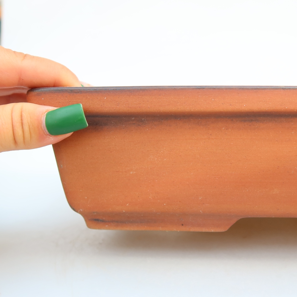Bol en céramique  25,5 x 19 x 7 cm , couleur brique