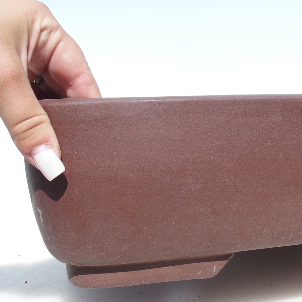 Bol pour bonsaï 49 x 37,5 x 11 cm - brun