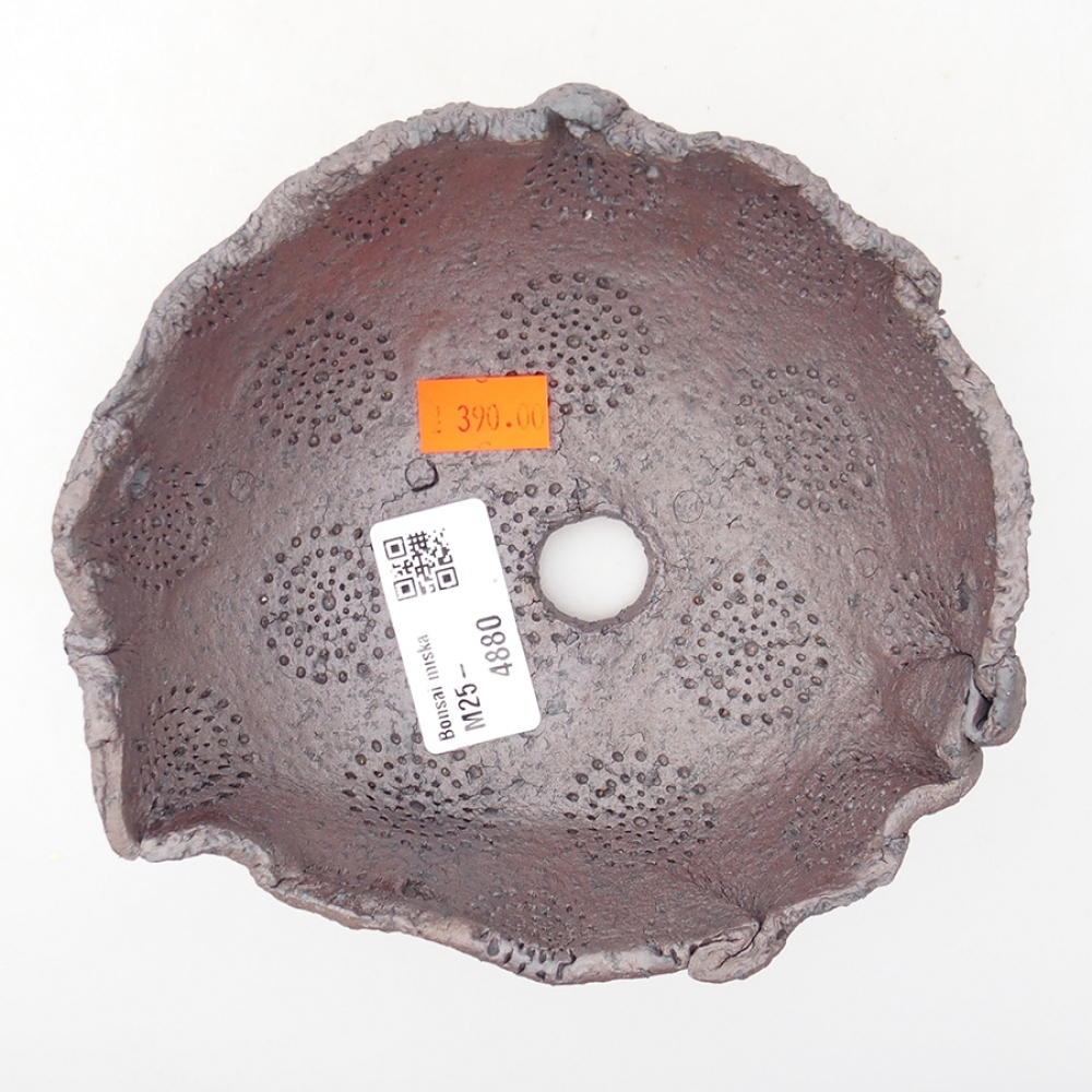 Coquille en céramique 14 x 12 x 6,5 cm , couleur métallique