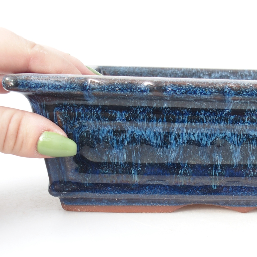 Bol 32 x 22,5 x7 cm bleu