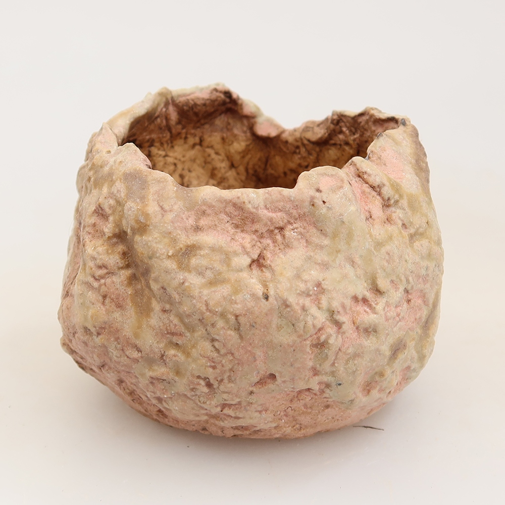 Coquille en céramique 5 x 5 x 6 cm , couleur rose
