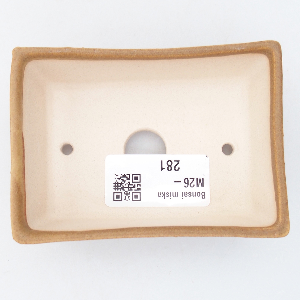 Mini bol bonsaï 9 x 6,5 x 3,5 cm, brun