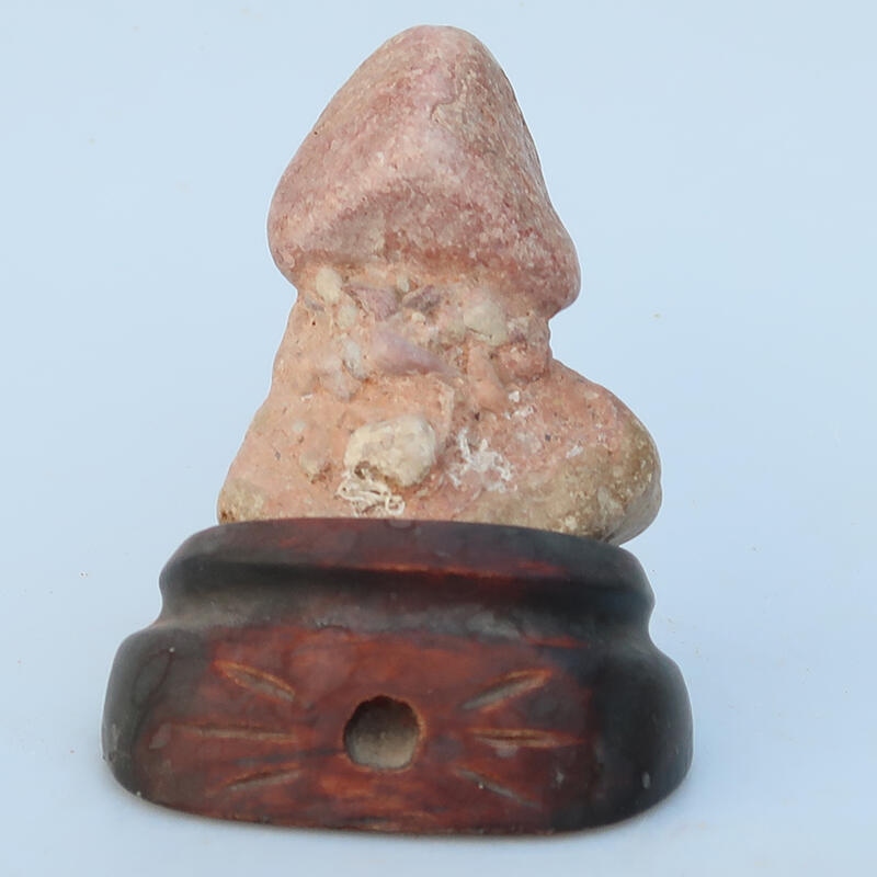 Suiseki - Pierre avec DAI (base en bois)