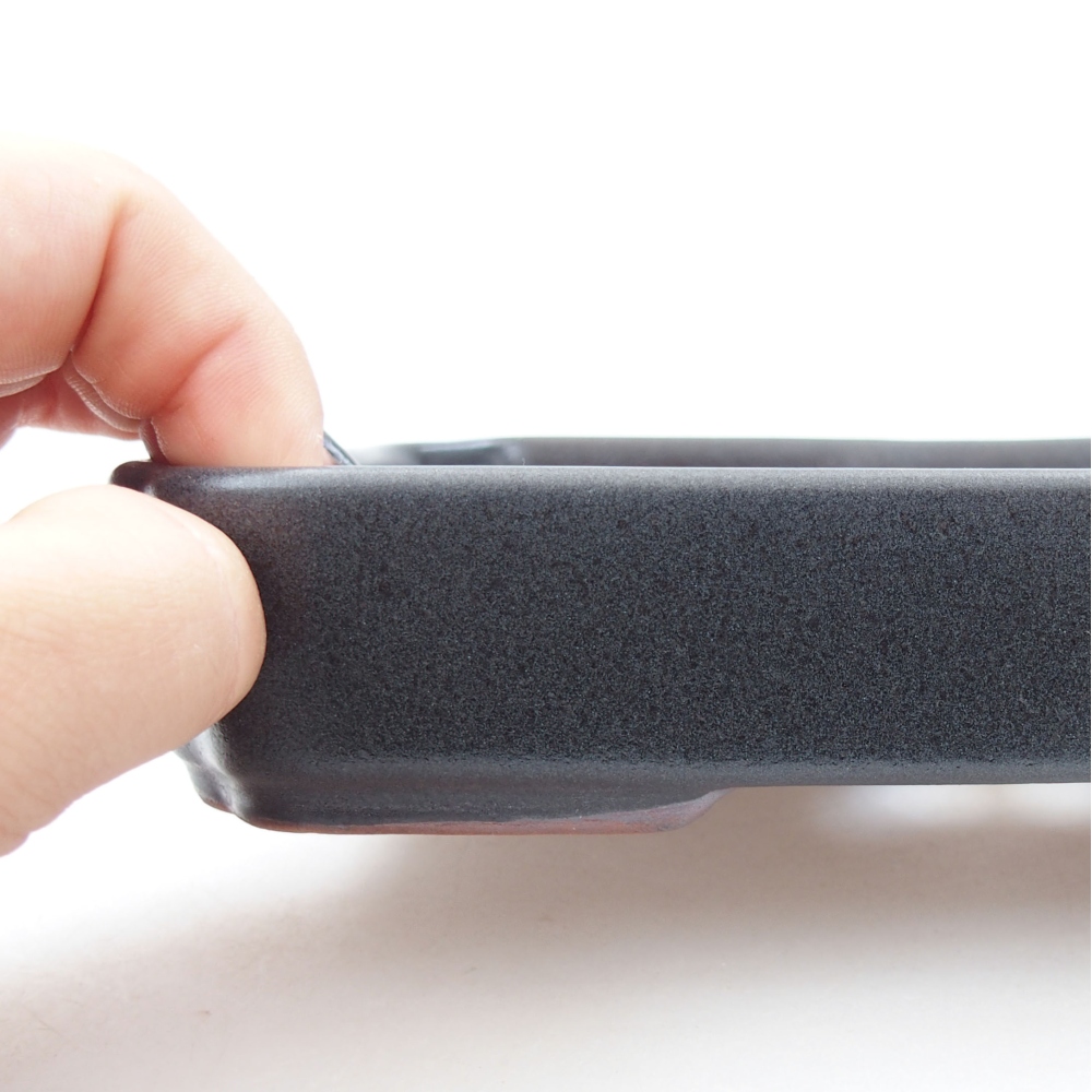 Bol à bonsaï en céramique 22 x 17 x 5 cm, vert