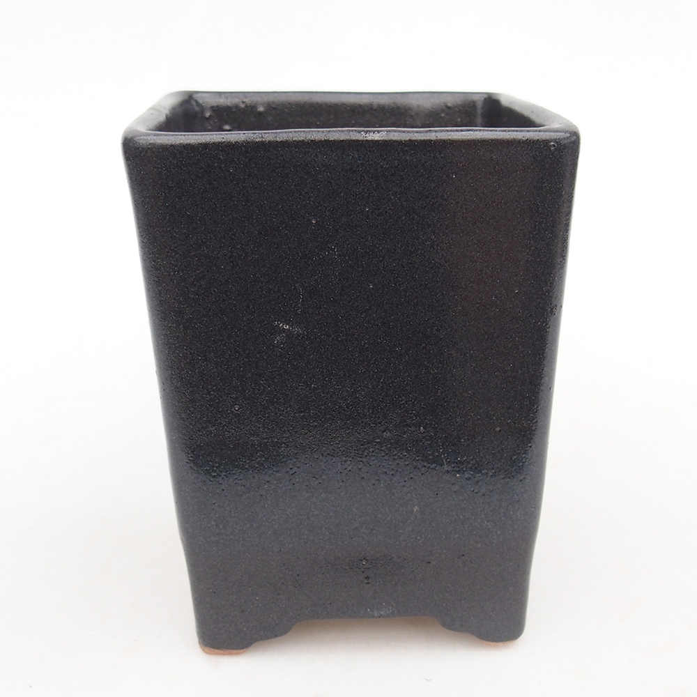 Bol bonsaï en céramique 8,5 x 8,5 x 11,5 cm, gris