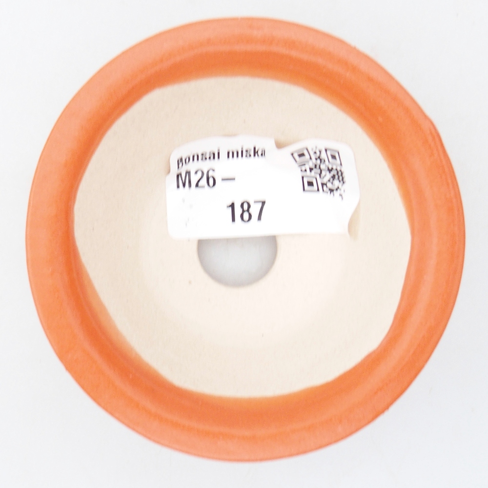 Mini bol bonsaï 7,5 x 7,5 x 3 cm, orange