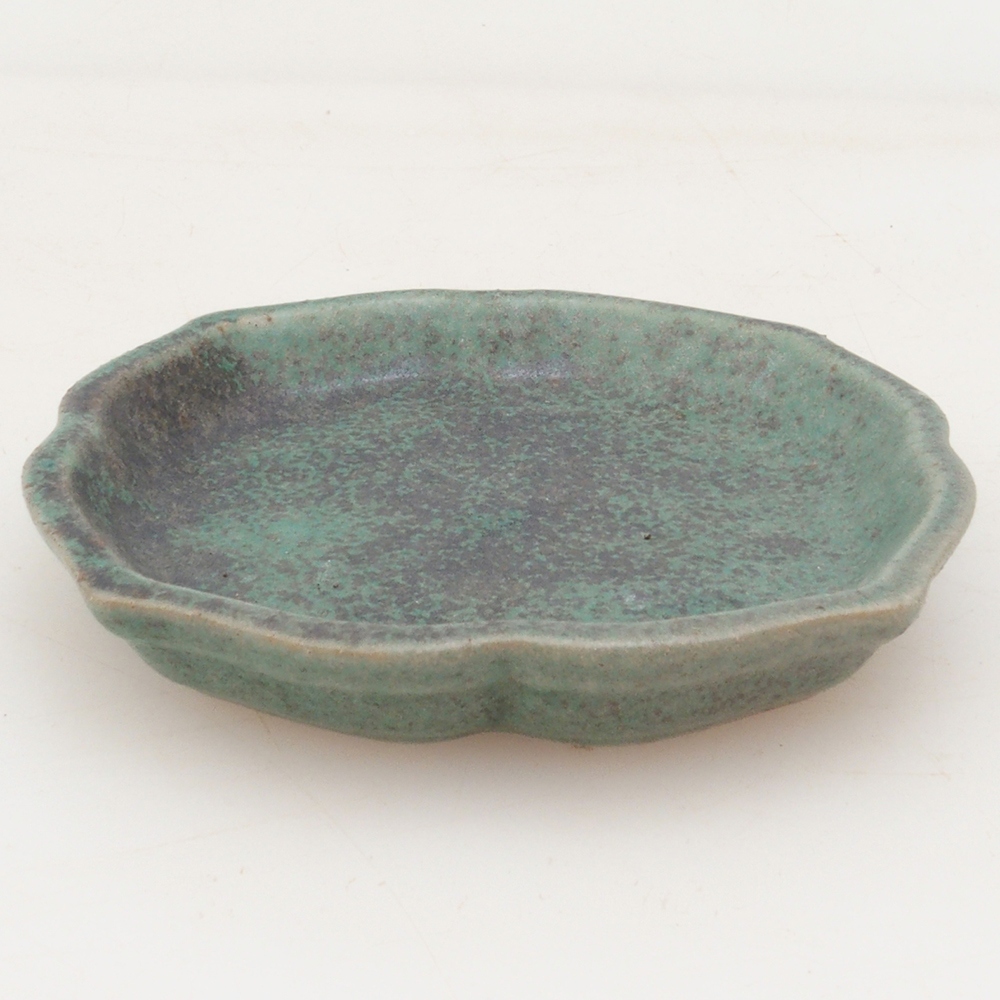 Soucoupe en céramique H95 - 8 x 8 x 1 cm - vert