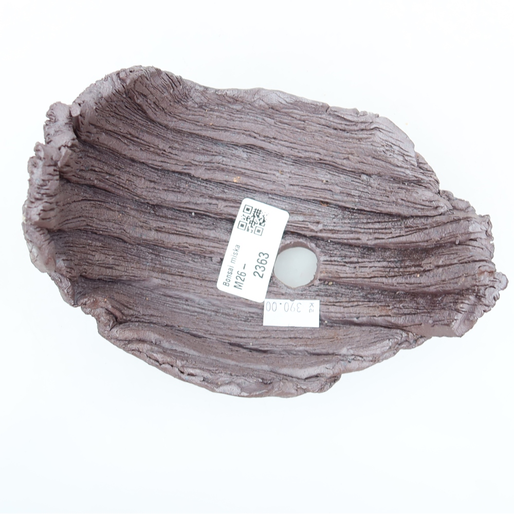 Coquille en céramique  14,5 x 11,5 x 13,5 cm, couleur marron