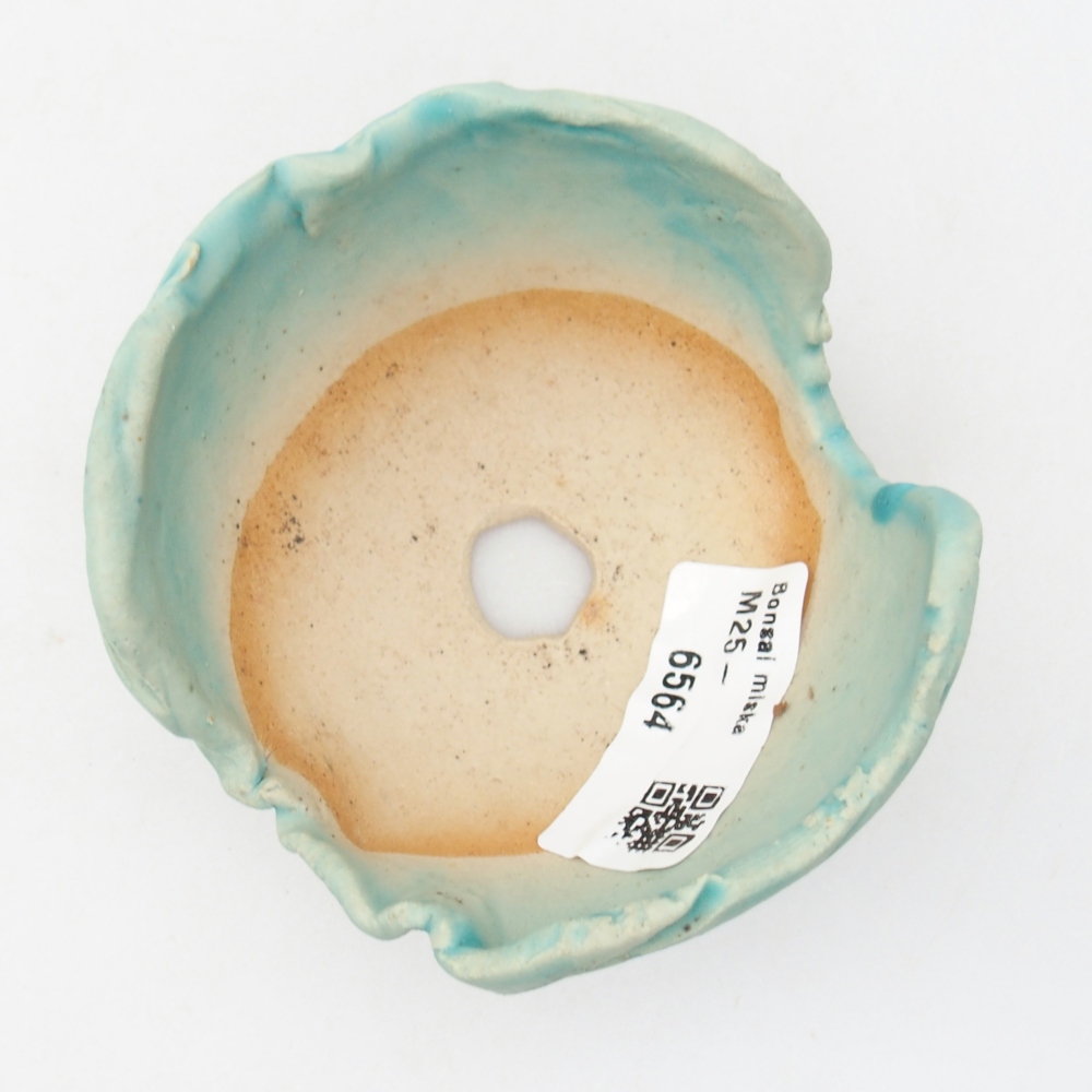 Coquille en céramique 8,5 x 8 x 5,5 cm , couleur bleu