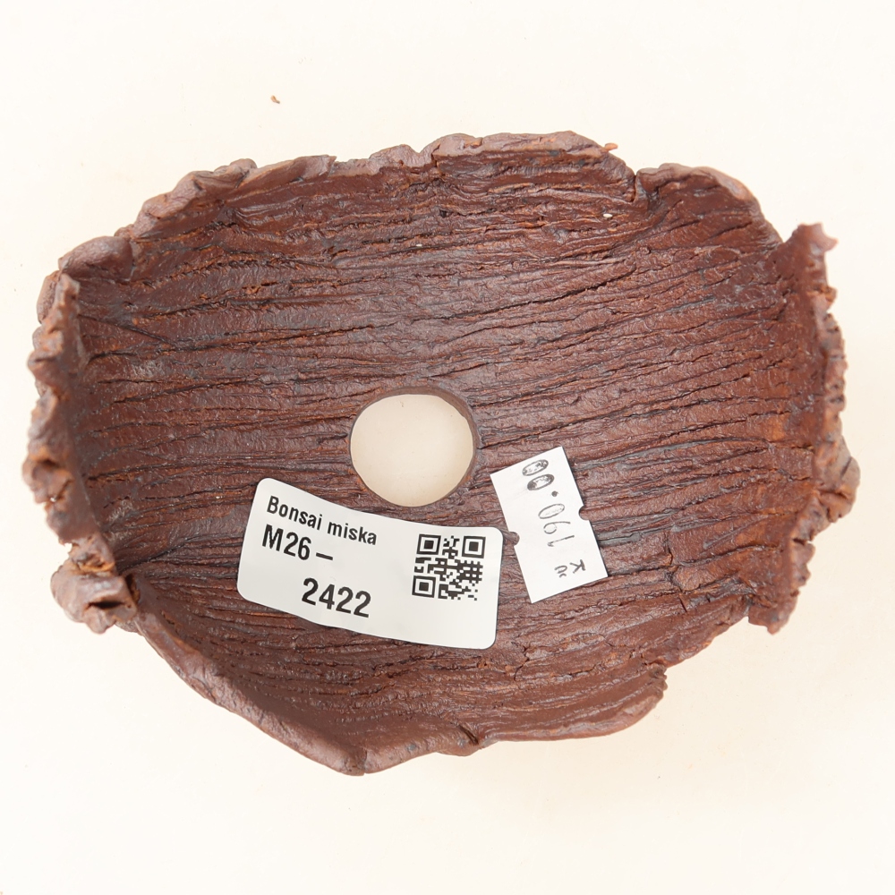 Coquille en céramique  9,5 x 8,5 x 8 cm, couleur marron