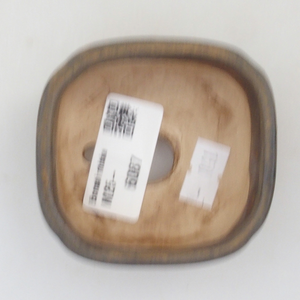 Bol à bonsaï en céramique 10 x 8,5 x 4 cm, brun