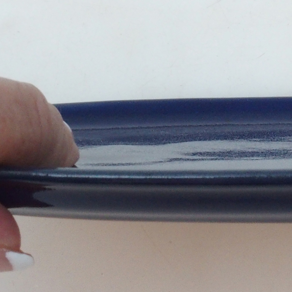 Bol en céramique H15 -25 x 15 x 1 cm - bleu