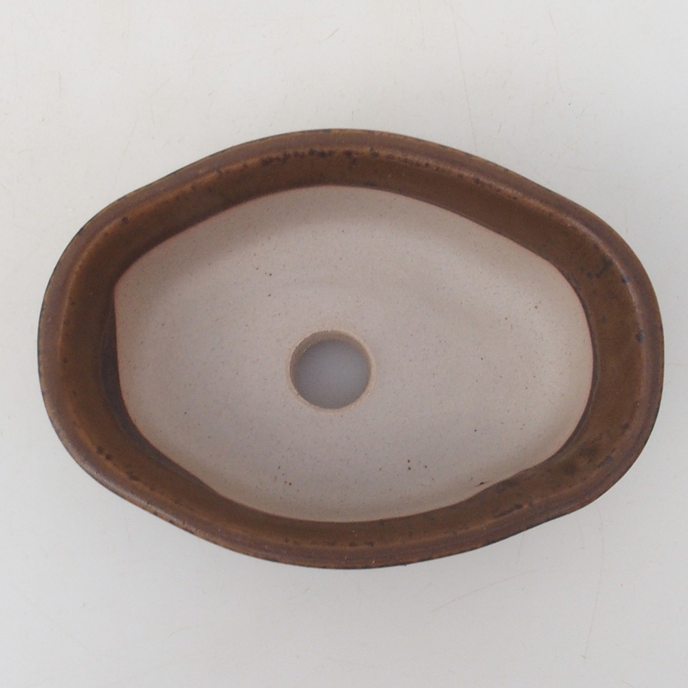 Bol à bonsaï H05 - 11 x 8 x 4 cm - brun