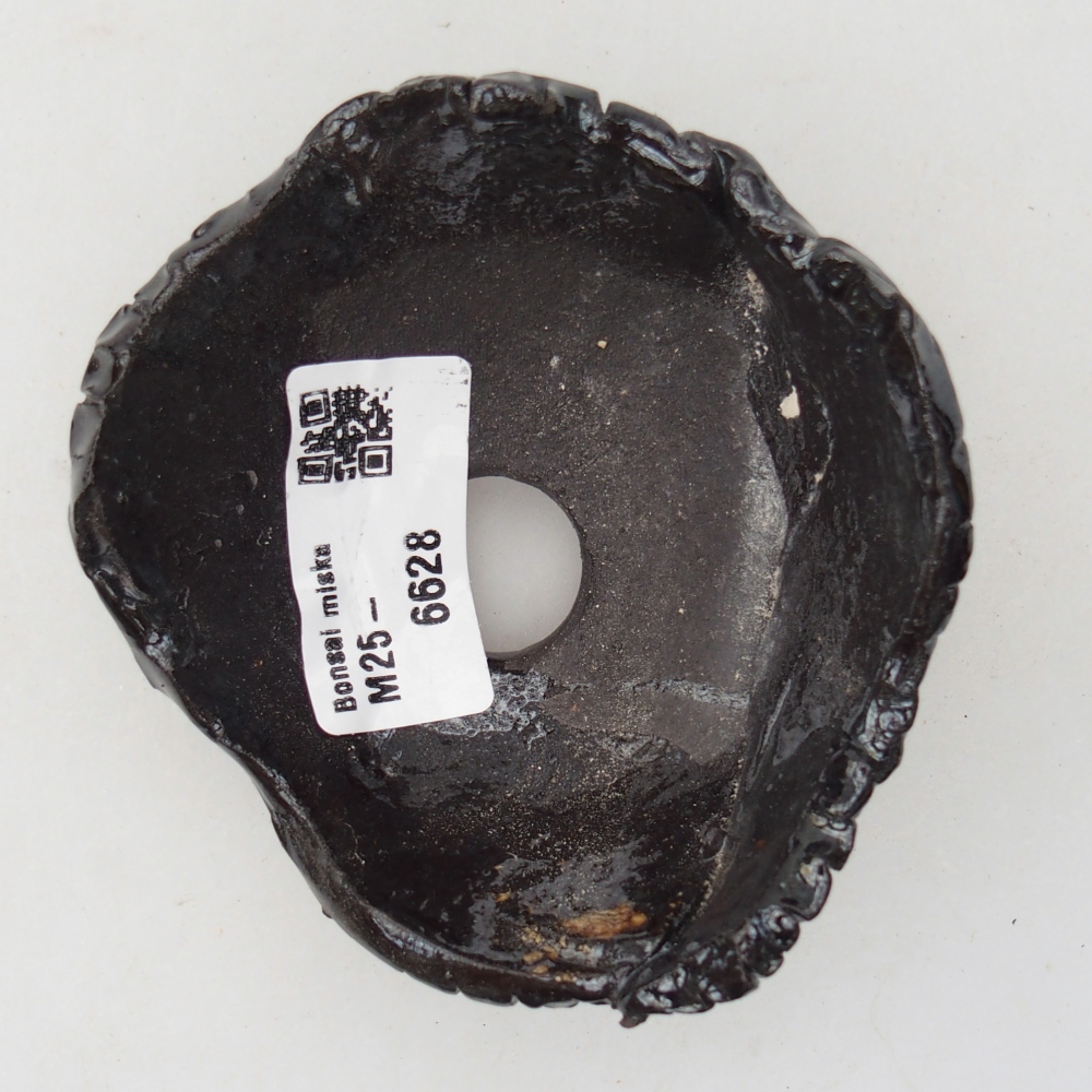 Coquille en céramique 8,5 x 8 x 5,5 cm , couleur noire