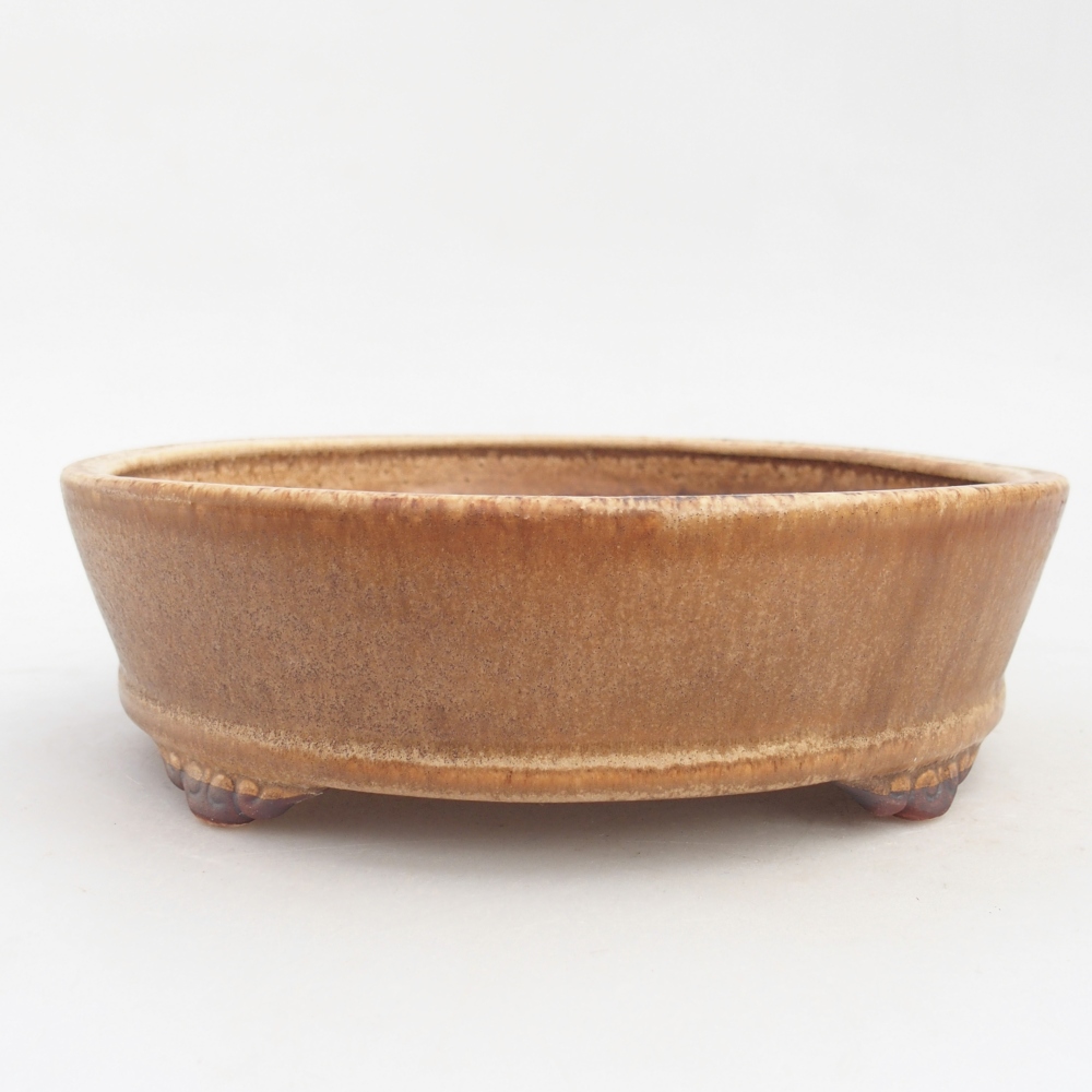 Bol à bonsaï en céramique 18 x 18 x 5 cm, rose